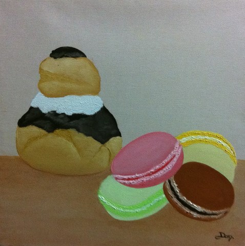 Religieuse Et Macarons